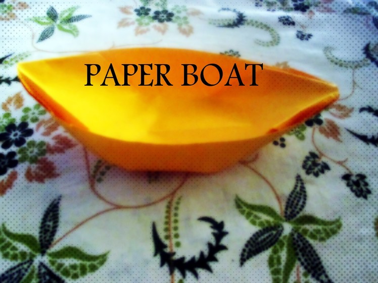 DIY Paper Crafts :: Origami Paper Boat - Innovative paper arts
