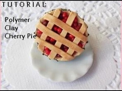 Diy Polymer Clay Cherry Pie