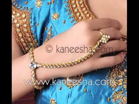 Finger Ring Bracelet Fashion 2011, Designer Indian Ring