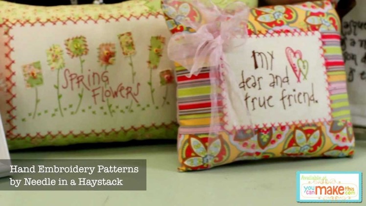 Hand Embroidery Patterns by Needle in a Haystack