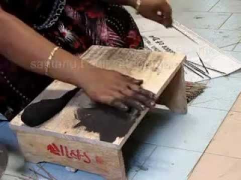 Handrolled Raw Incense Stick making