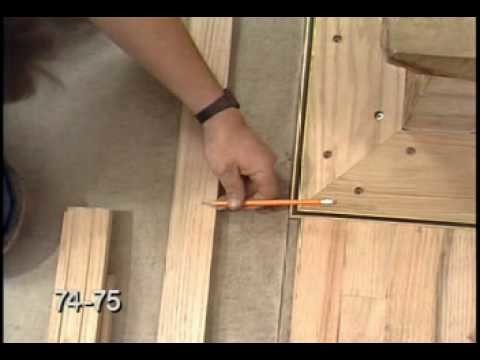 Hardwood Floor Racking, Nailing, Cutting and Fitting -  "Laying Hardwood Floors" Part 4 of 8
