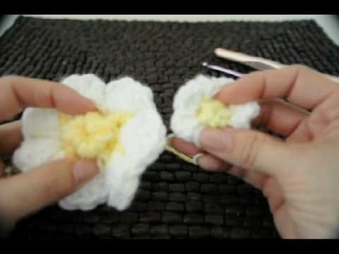 How To Crochet Whimsical Puffy Flower #1