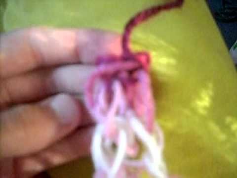 How to finish a finger woven scarf