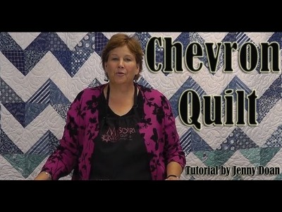 How to make a Chevron Quilt using 10" Fabric Squares