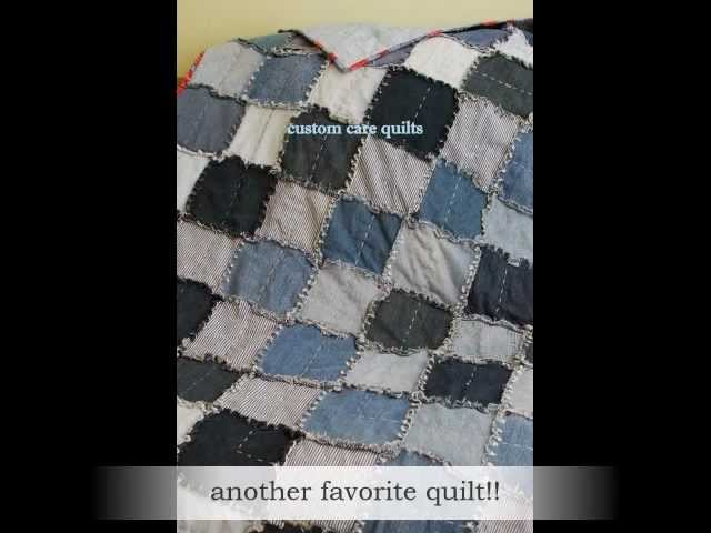 How to make a Jean Rag Quilt