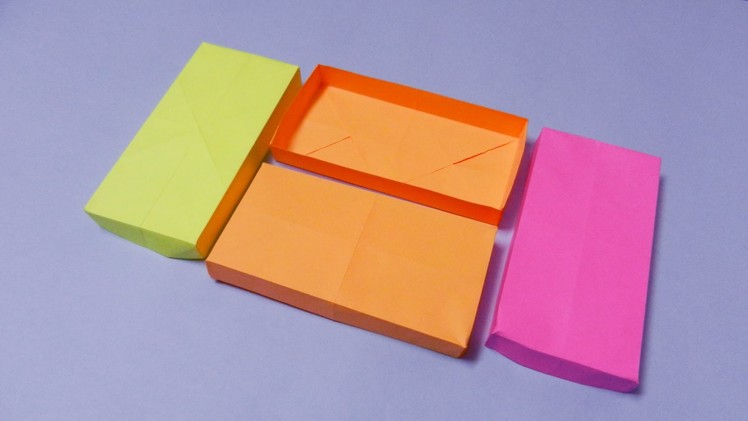 How to make a Rectangular Paper Box (Origami)