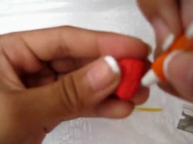 How to Make a Simple Polymer Clay Strawberry