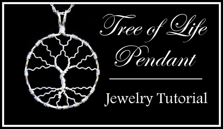 How to Make a Tree of Life Pendant : Easy Wire Wrapped Jewelry Tutorial Part 2