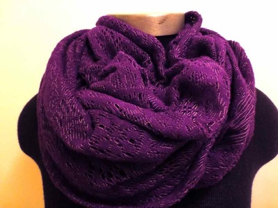 How to make an Infinity Scarf in 15 minutes or less!