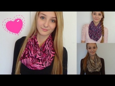 HOW TO: Make Infinity Scarves!