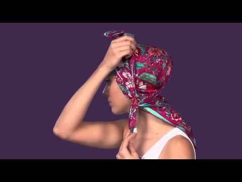 How To Tie A Scarf - Scarf Styling Guide: The Boho Head Wrap