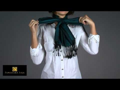 How to Tie a Silk Scarf in a Bow Tie