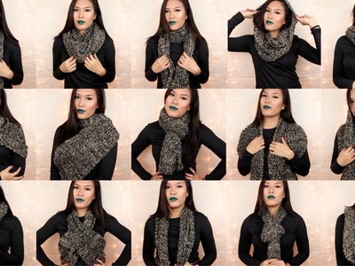 How to: Wear an Infinity Scarf + Mooncats Review | naohms