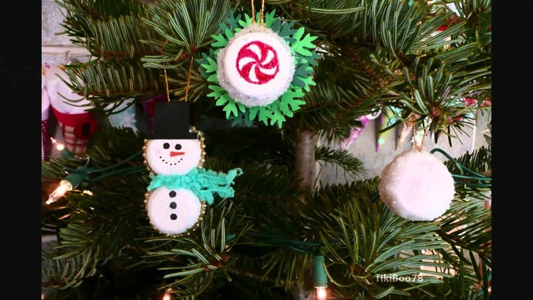 Jingle-Jangle Blog Party Hop! Bottle Cap Ornaments!