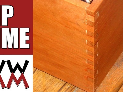Make a simple woodworking box joint jig