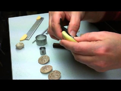 Making Polymer Clay Buttons with embedded Shank - Part 1 of 2