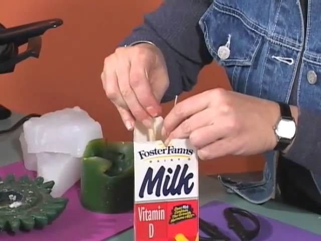 Milk Carton Candles