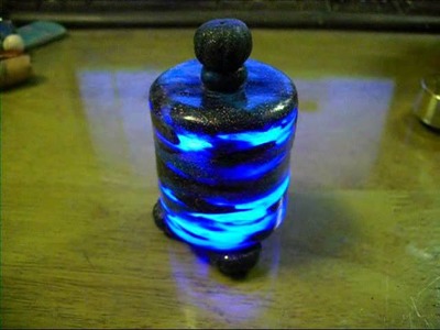 Polymer clay Flameless Candle Apothocary Jar