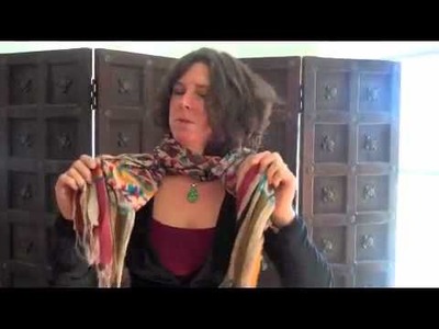 Scarf How To--How to Tie a Scarf--Lesson 2: The Simple Twist