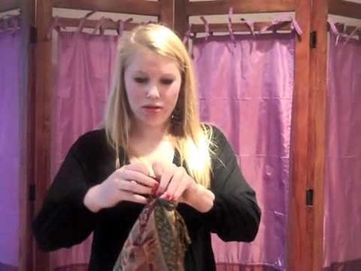 Scarf Tying Tutorial--How to Tie a Scarf--Lesson 11: The "Best Dressed" Boho Vest