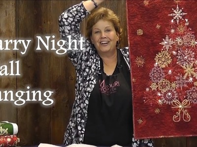 Starry Night Wall Hanging Quilt Panel Project