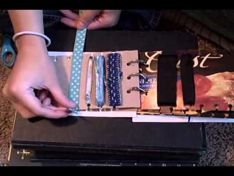 Whitney Sews- Making a Book to Organize Ribbon