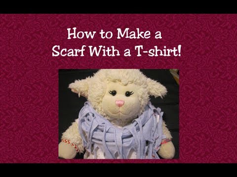 #350: How to Make a Scarf With a T-shirt - LambCam