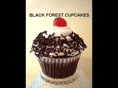 BLACK FOREST CUPCAKES, how to diy, (vegan)
