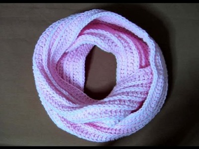 Πλεκτος Λαιμος No3. Crochet Knit-like Infinity Scarf (english subs)