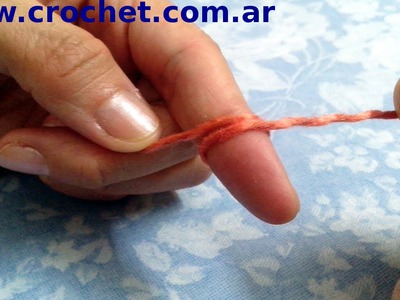 Como tejer en redondo con un anillo simple en tejido crochet tutorial paso a paso.