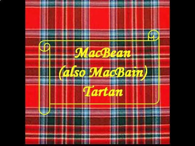 Crochet a tartan blanket ~ MacBean (also MacBain)