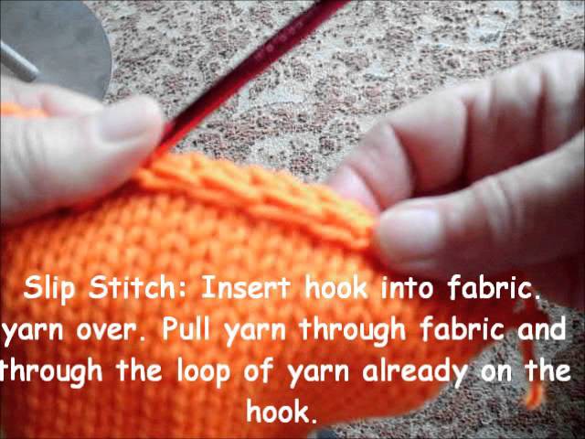 Crochet finishes for knitting part 2-slip stitch