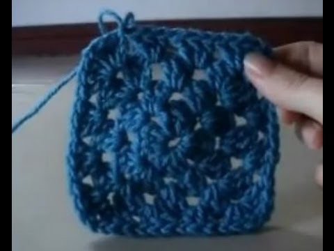 Crochet Granny Square Round 3 of 4