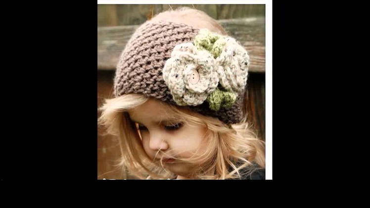 Crochet headbands for girls