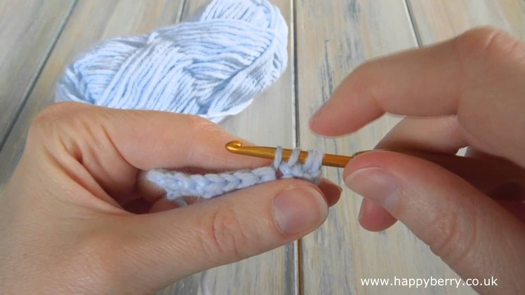 (crochet) How To - Double Crochet 2 Together (dc2tog) - Absolute Beginners