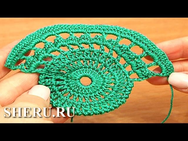 Crochet Lace Patterns Урок 9 часть 1 из 2 Ленточное кружево