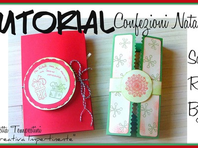 DIY Christmas Paper Bag - Progetto e Tutorial delle Confezioni.Scatoline di Natale per bijoux