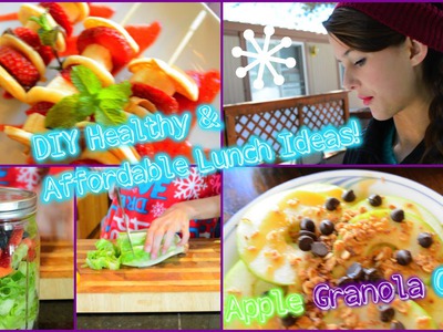 DIY Healthy & Affordable Lunch Ideas! ♡