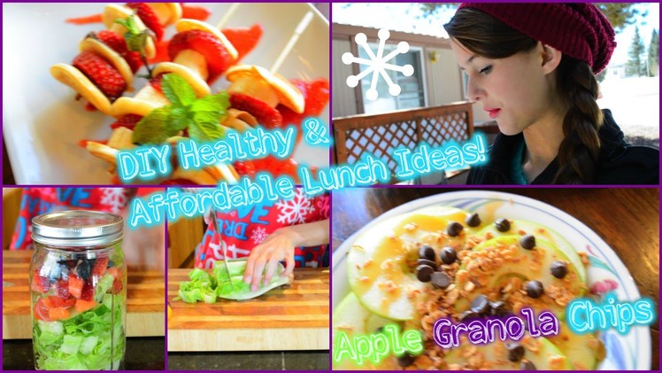DIY Healthy & Affordable Lunch Ideas! ♡