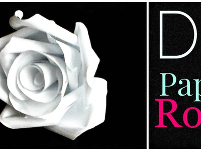 DIY: How to make a Paper Rose!