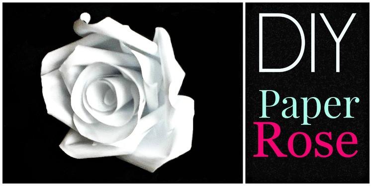 DIY: How to make a Paper Rose!