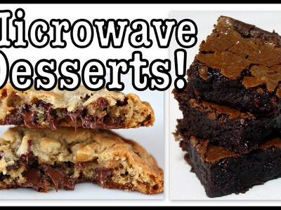 DIY: Microwave Brownie & Choc. Chip Cookie in a Mug!