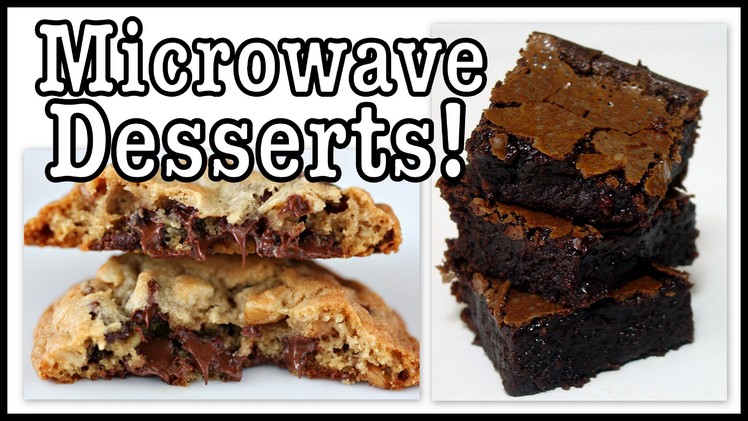 DIY: Microwave Brownie & Choc. Chip Cookie in a Mug!