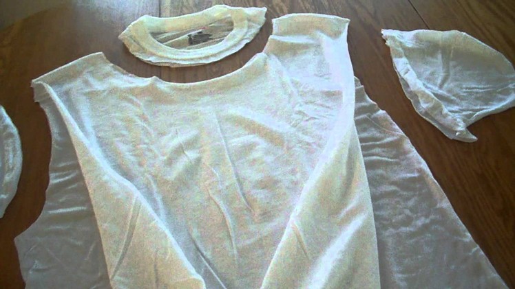 DIY: no sew t-shirt to vest (Hannah)