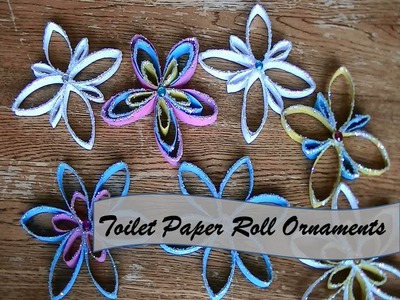 DIY Paper Towel Roll Ornaments
