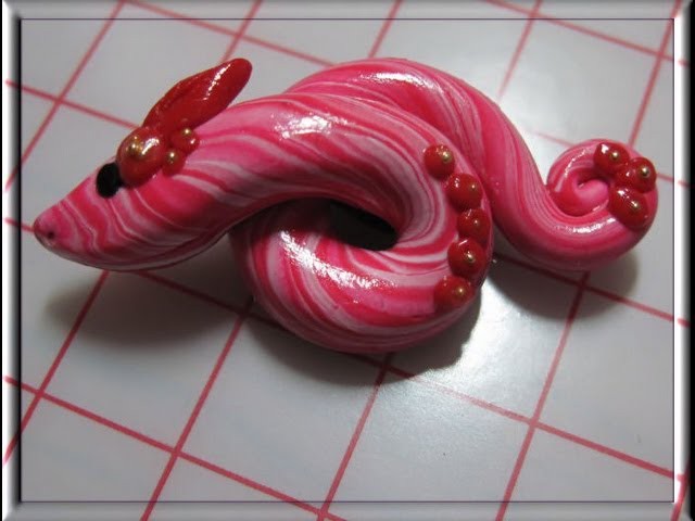 DIY Polymer clay: dragon. tutorial draghetto!