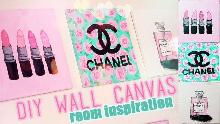 DIY Room inspiration Decor | Chanel, MAC, Designer Paintings | Juicydaily 2014