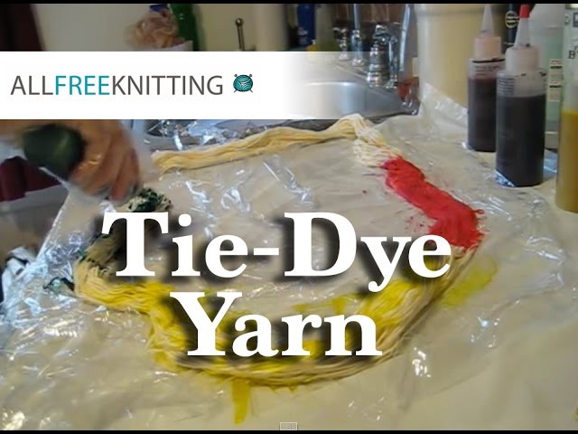 DIY Tie-Dye Yarn