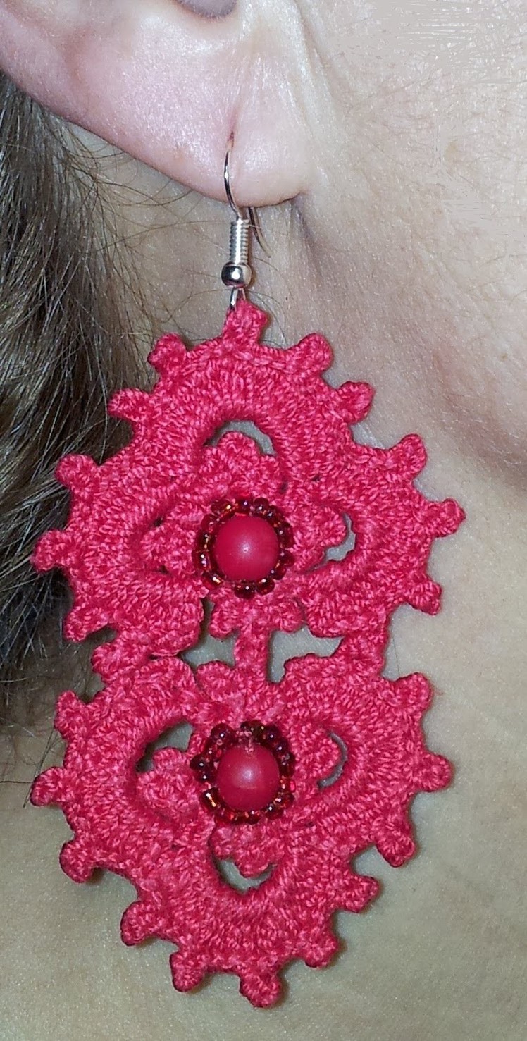 DIY TUTORIAL orecchini uncinetto IMPERO  How to crochet earrings